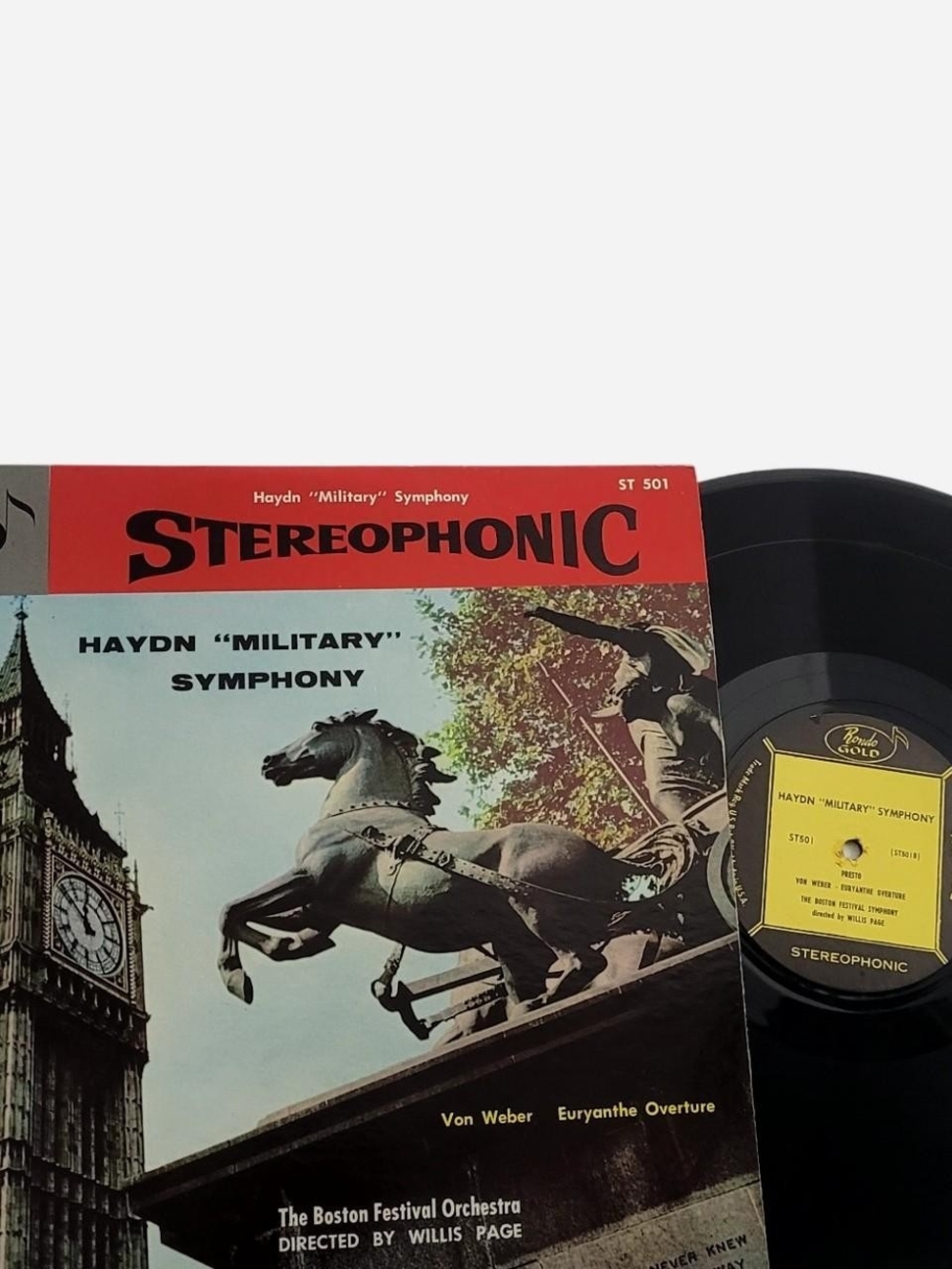 Haydn Military Symphony vinyl record